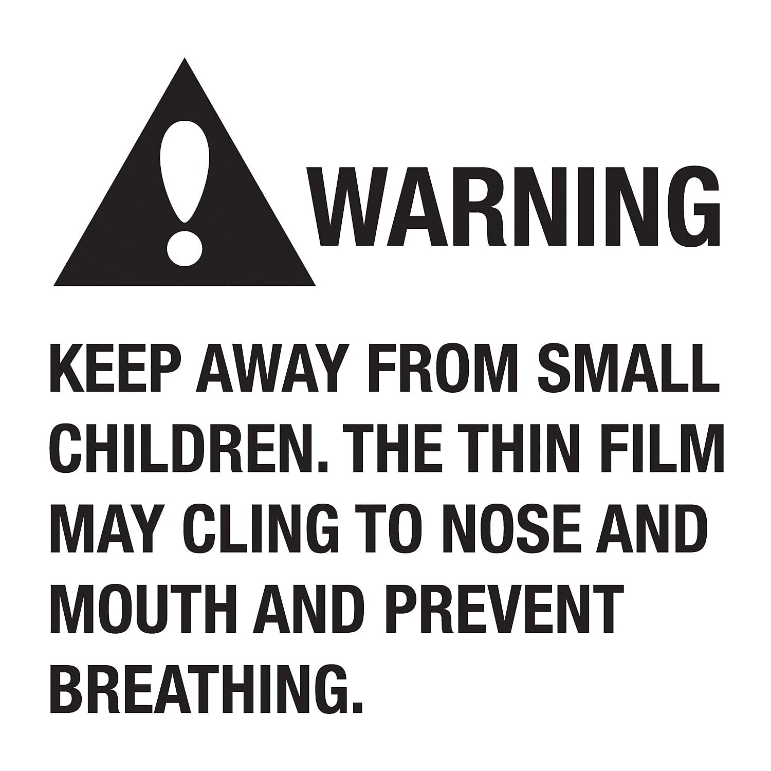 UPC 848109018317 product image for Tape Logic DL1301 2 x 2 in. - Warning Keep Away From Small Children Labels, Blac | upcitemdb.com