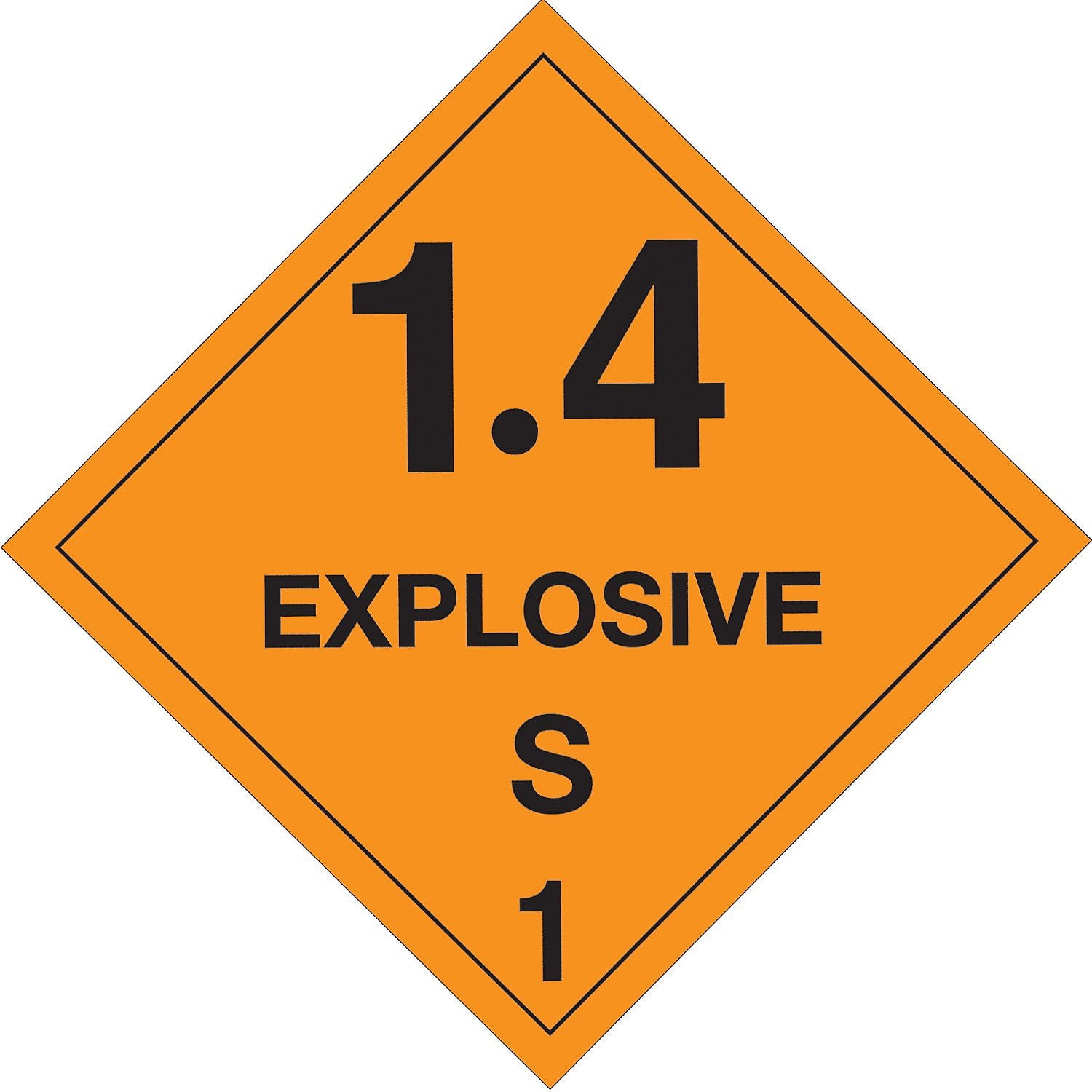 UPC 848109016696 product image for Tape Logic DL5091 4 x 4 in. - 1.4 - Explosive - S 1 in. Labels, Orange & Black - | upcitemdb.com