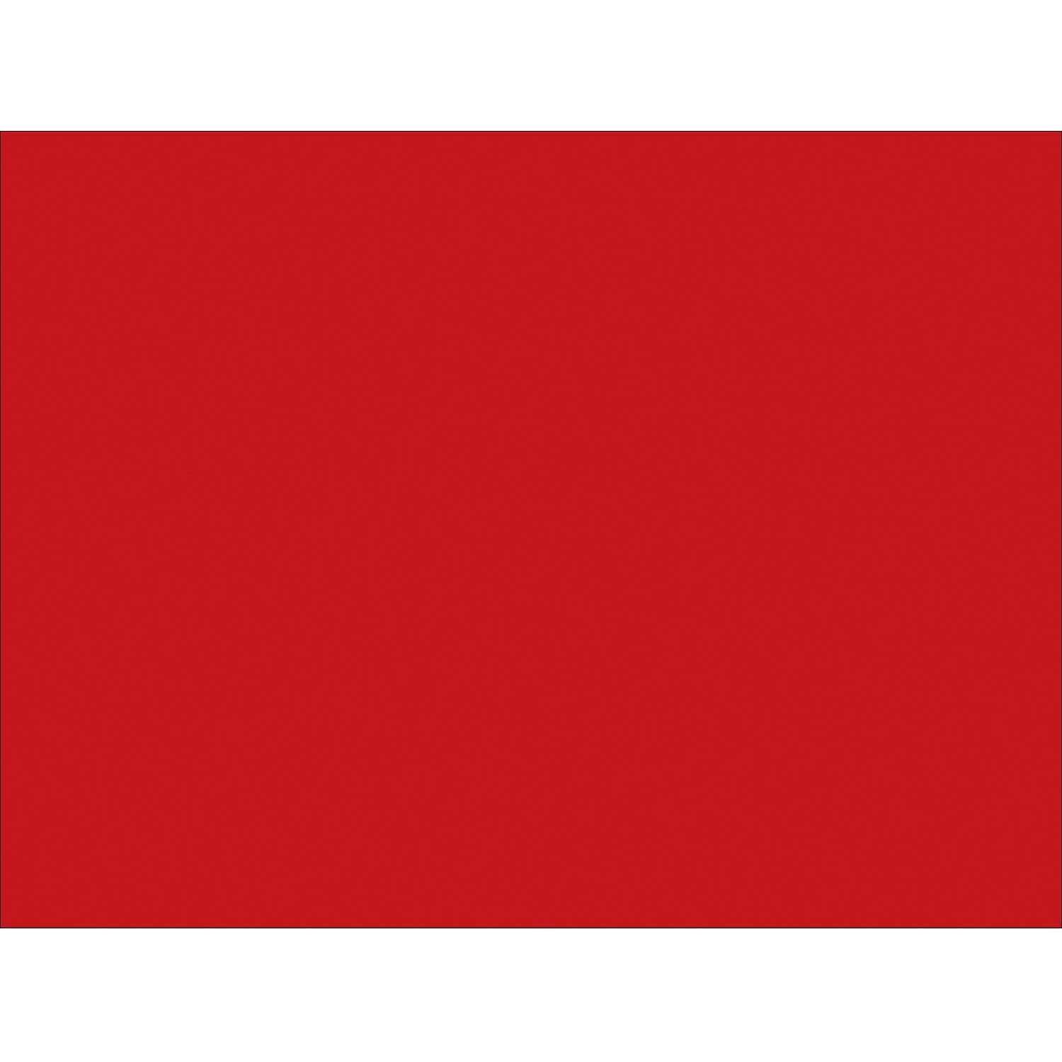 Tape Logic DL638A 4 x 4 in. Red Inventory Rectangle Labels - Roll of 500