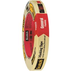 Scotch T9342050 0.75 In. X 60 Yards 2050 Masking Tape, Natural - Case Of 48
