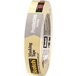 Scotch T935202012pk 1 In. X 60 Yards 2020 Masking Tape, Natural - Pack Of 12