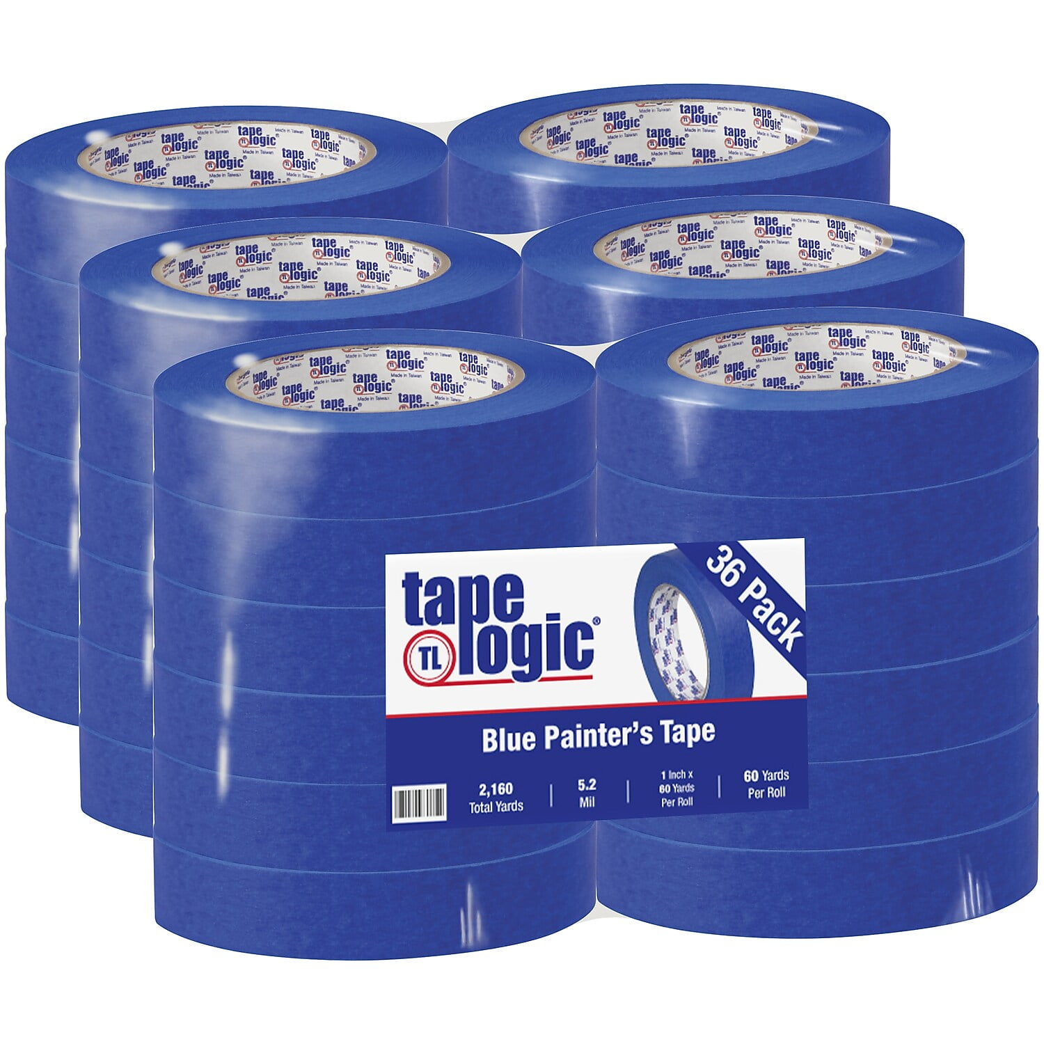 Tape Logic T9353000 1 In. X 60 Yards 3000 Blue Painters Tape - Case Of 36