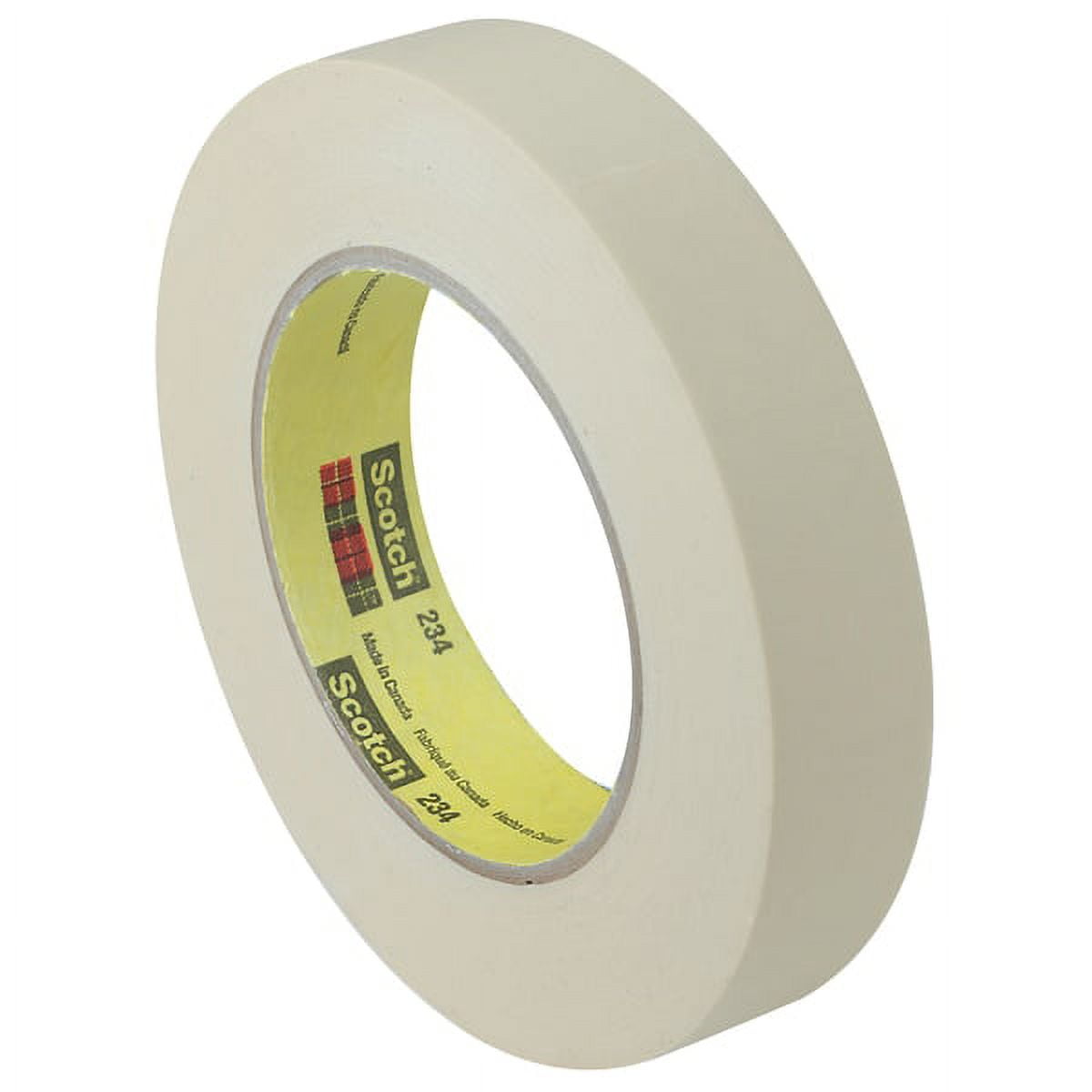 Scotch T93623412pk 1.50 In. X 60 Yards 234 Masking Tape, Tan - Pack Of 12