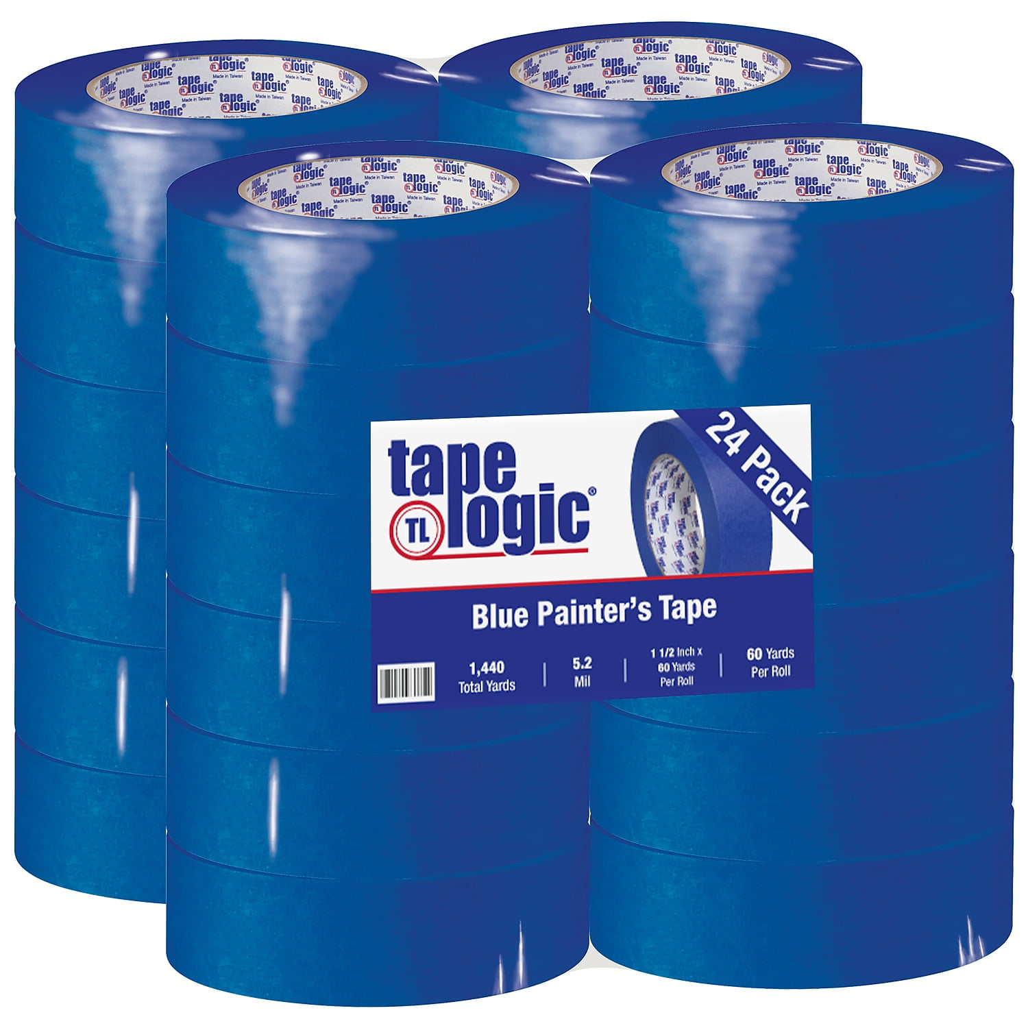 Tape Logic T9363000 1.50 In. X 60 Yards 3000 Blue Painters Tape - Case Of 24