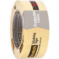 Scotch T937202012pk 2 In. X 60 Yards 2020 Masking Tape, Natural - Pack Of 12