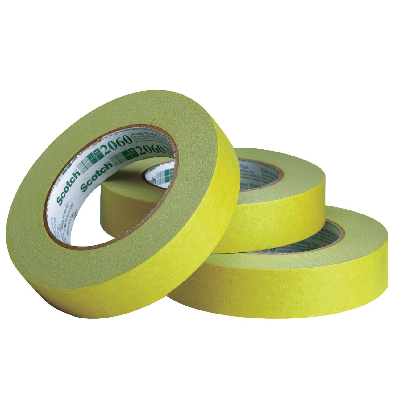Scotch T937206012pk 2 In. X 60 Yards 2060 Masking Tape, Green - Pack Of 12
