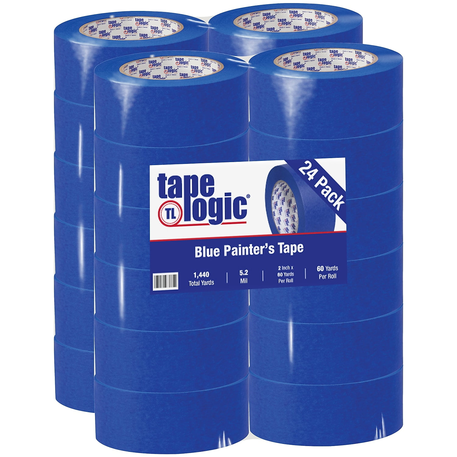 Tape Logic T9373000 2 In. X 60 Yards 3000 Blue Painters Tape - Case Of 24