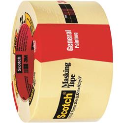 Scotch T9382050 3 In. X 60 Yards 2050 Masking Tape, Natural - Case Of 12