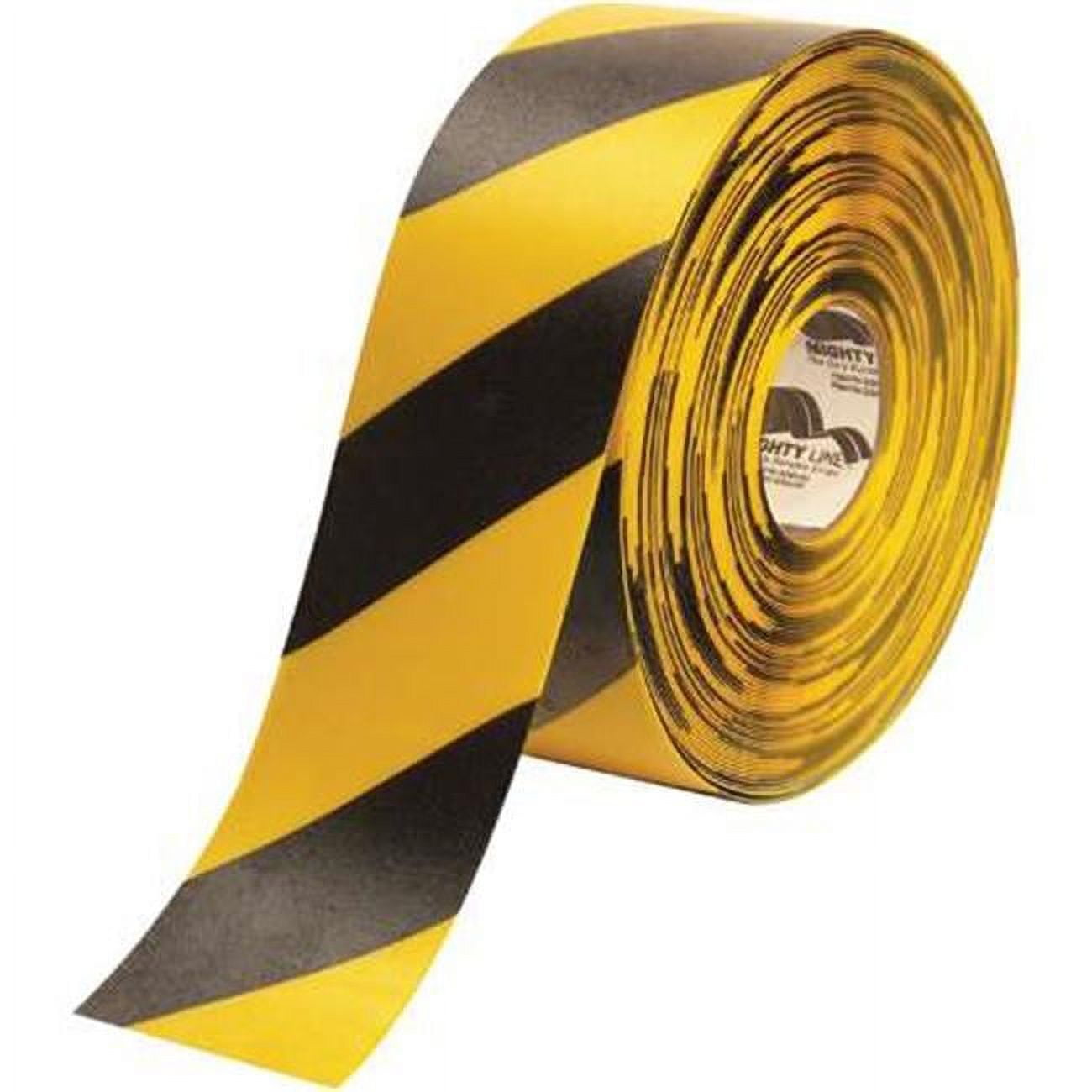 T94100by 4 In. X 100 Ft. Yellow & Black Deluxe Safety Tape