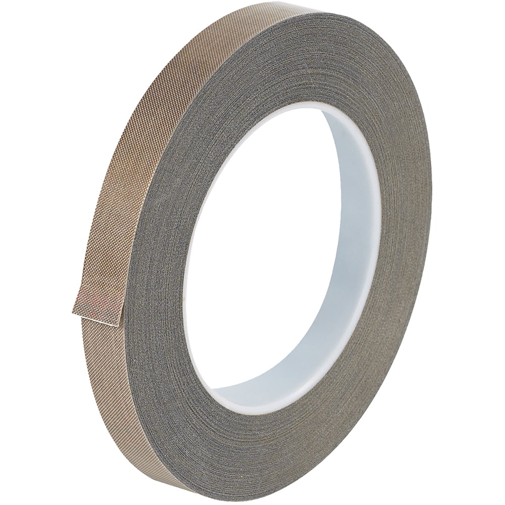 T963223 0.50 In. X 36 Yards 10 Mil - Ptfe Glass Cloth Tape, Brown