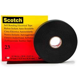 Scotch T964023 0.75 In. X 30 Ft. Black 23 Electrical Tape - Case Of 20