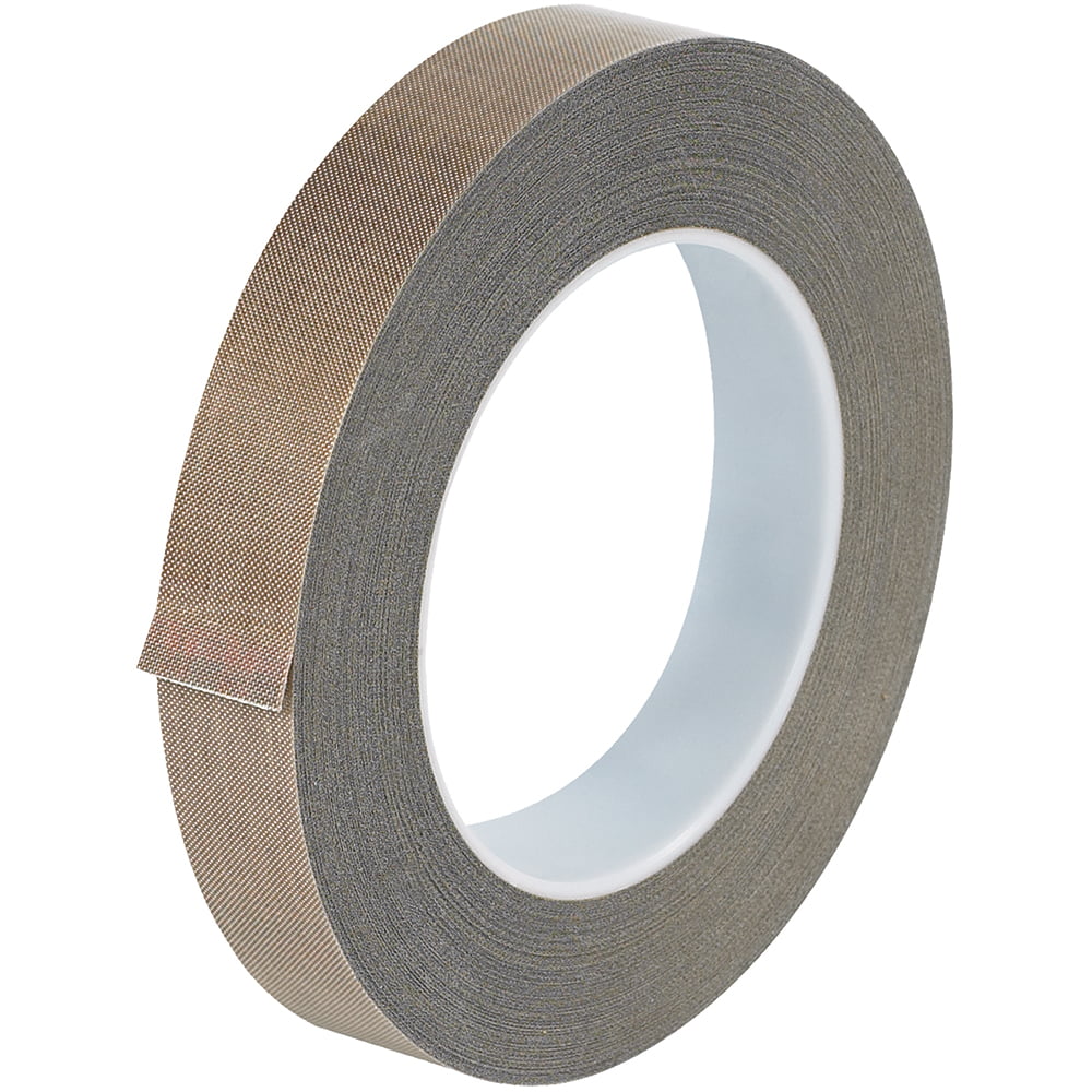T964213 0.75 In. X 36 Yards 3 Mil - Ptfe Glass Cloth Tape, Brown