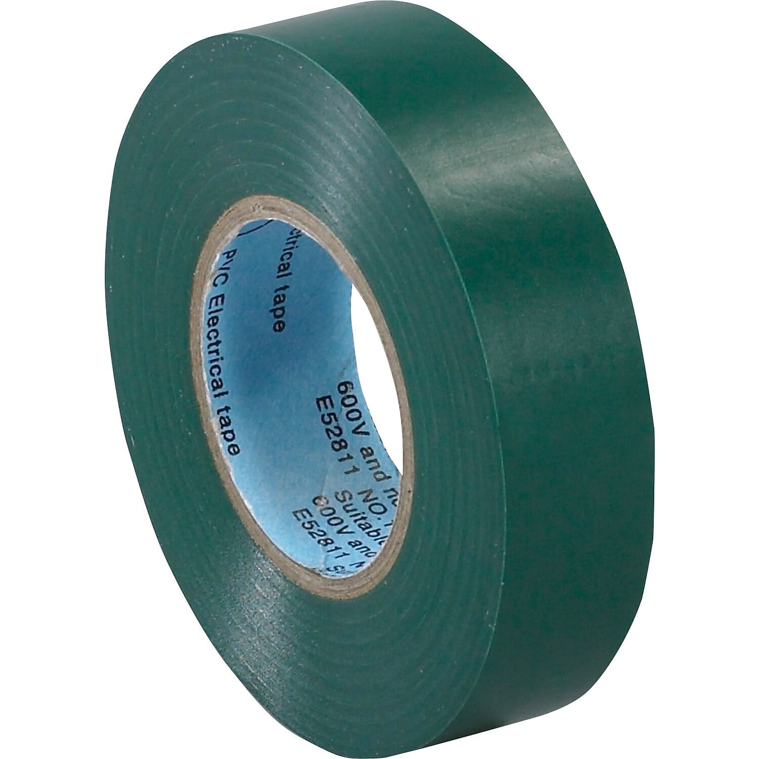 T96461810pkg 0.75 In. X 20 Yards Green Electrical Tape - Pack Of 10