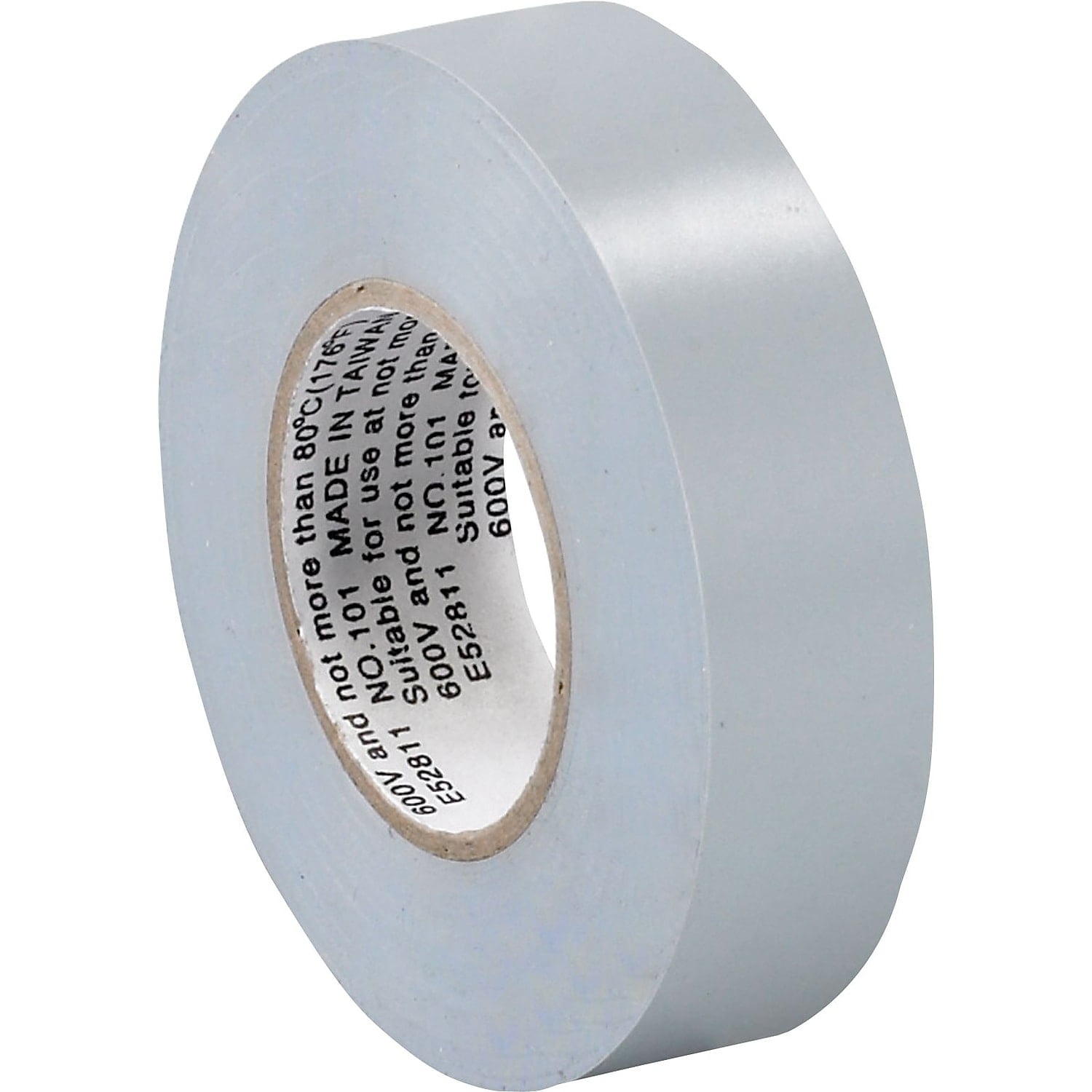 T96461810pkt 0.75 In. X 20 Yards Gray Electrical Tape - Pack Of 10