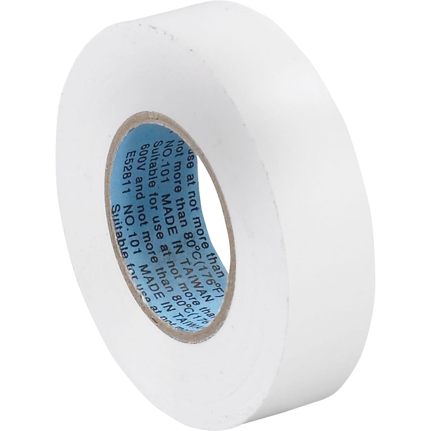 T96461810pkw 0.75 In. X 20 Yards White Electrical Tape - Pack Of 10