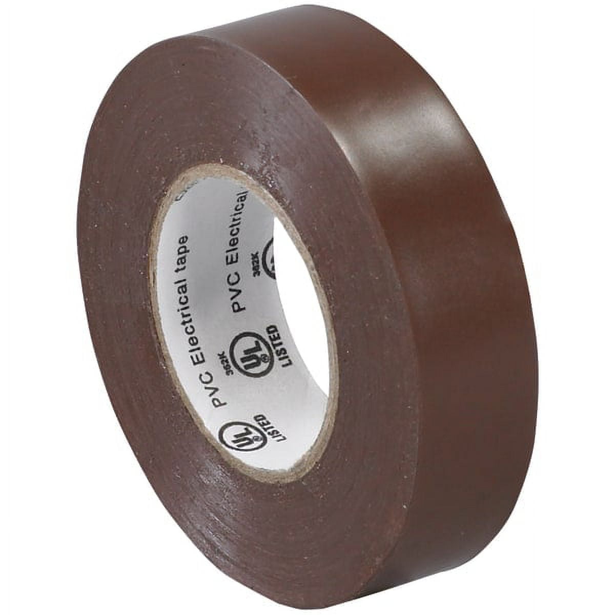 T964618n 0.75 In. X 20 Yards Brown Electrical Tape - Case Of 200