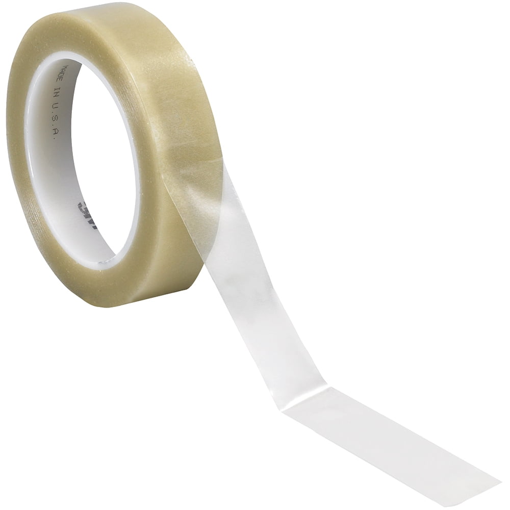 T9654713pkc Clear Vinyl Tape, 1 In. X 36 Yards - Pack Of 3 - 3 Per Case