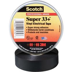 Scotch T966033 1.5 X 108 Ft. Black Electrical Tape, 50 Per Case
