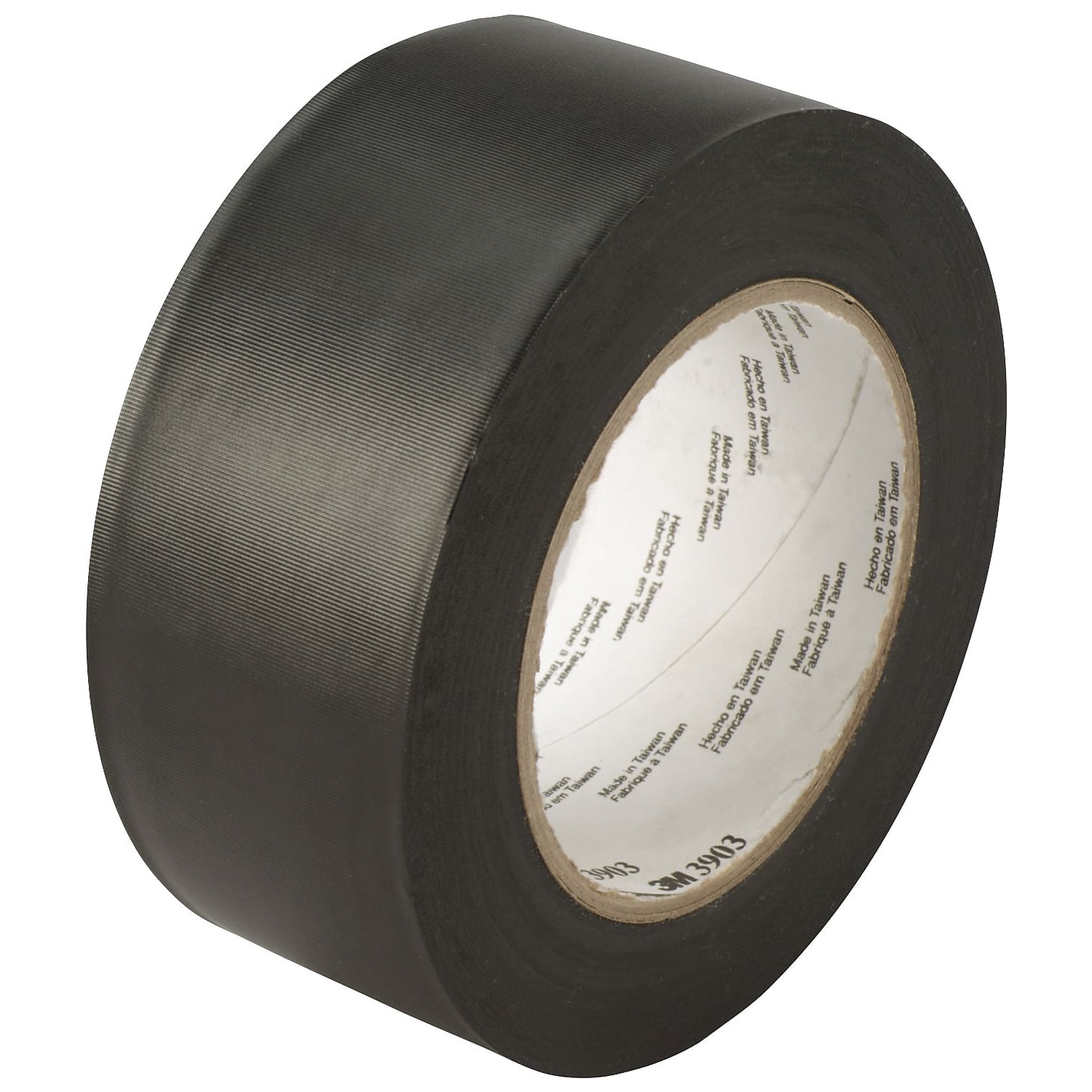 T98739033pkb Black Duct Tape, 2 In. X 50 Yards - Pack Of 3 - 3 Per Case