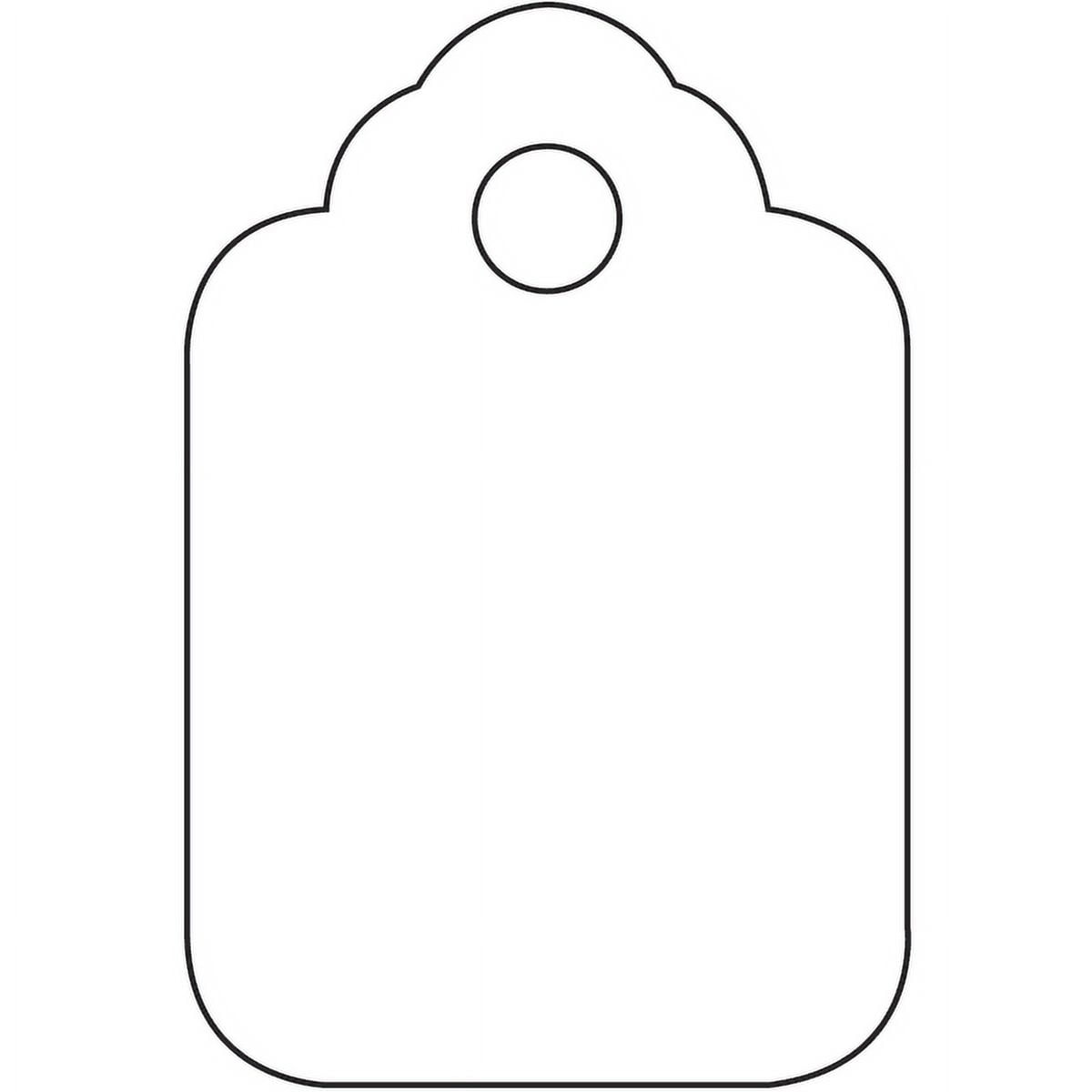 G26008 1.12 X 1.75 In. White Merchandise Tags - Case Of 1000