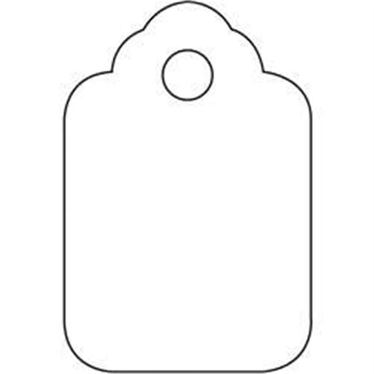 G26009 1.75 X 2.87 In. White Merchandise Tags - Case Of 1000