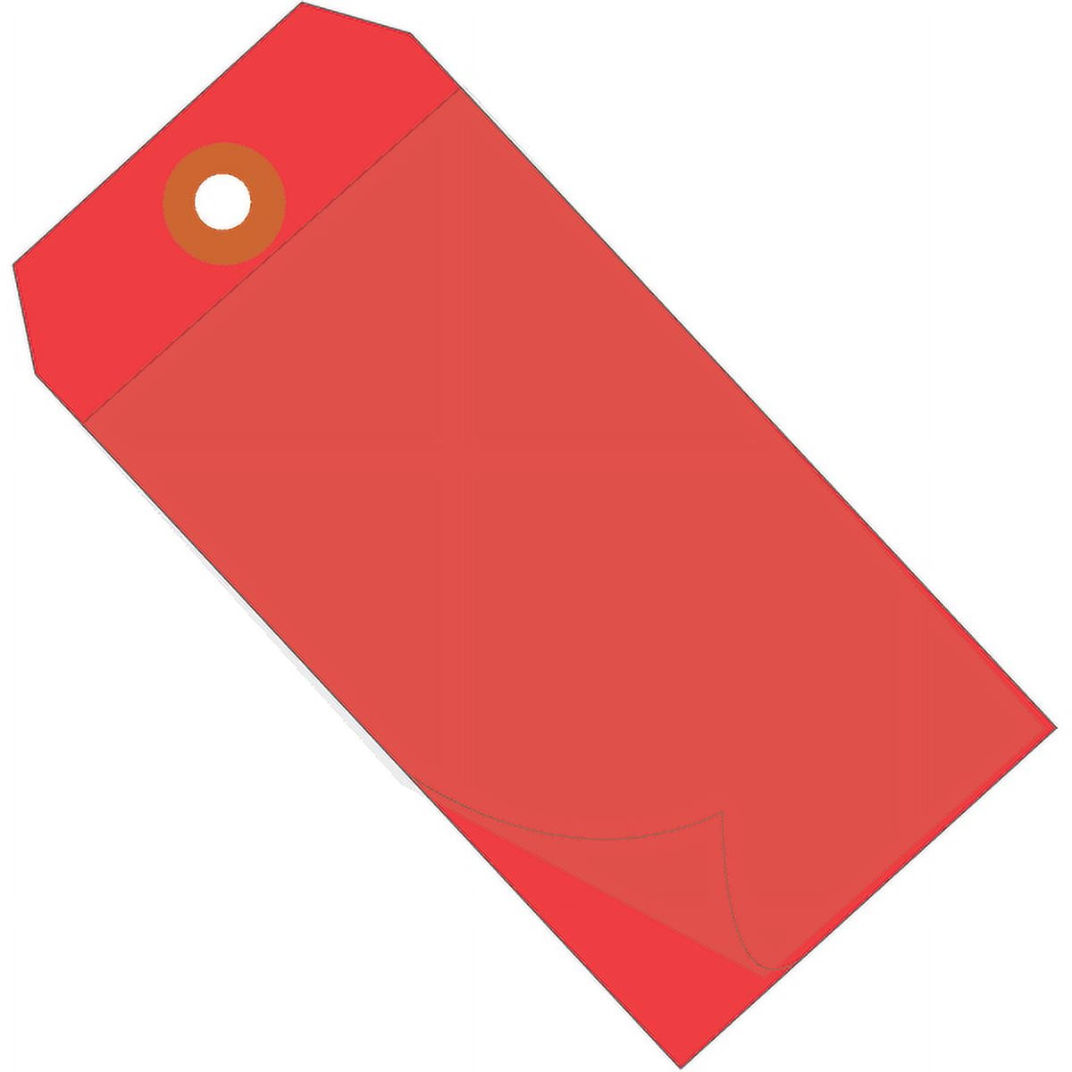 G26025 4.75 X 2.38 In. Red Self-laminating Tags - Case Of 100