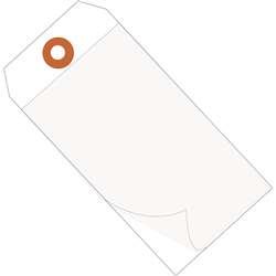 G26027 4.75 X 2.38 In. White Self-laminating Tags - Case Of 100