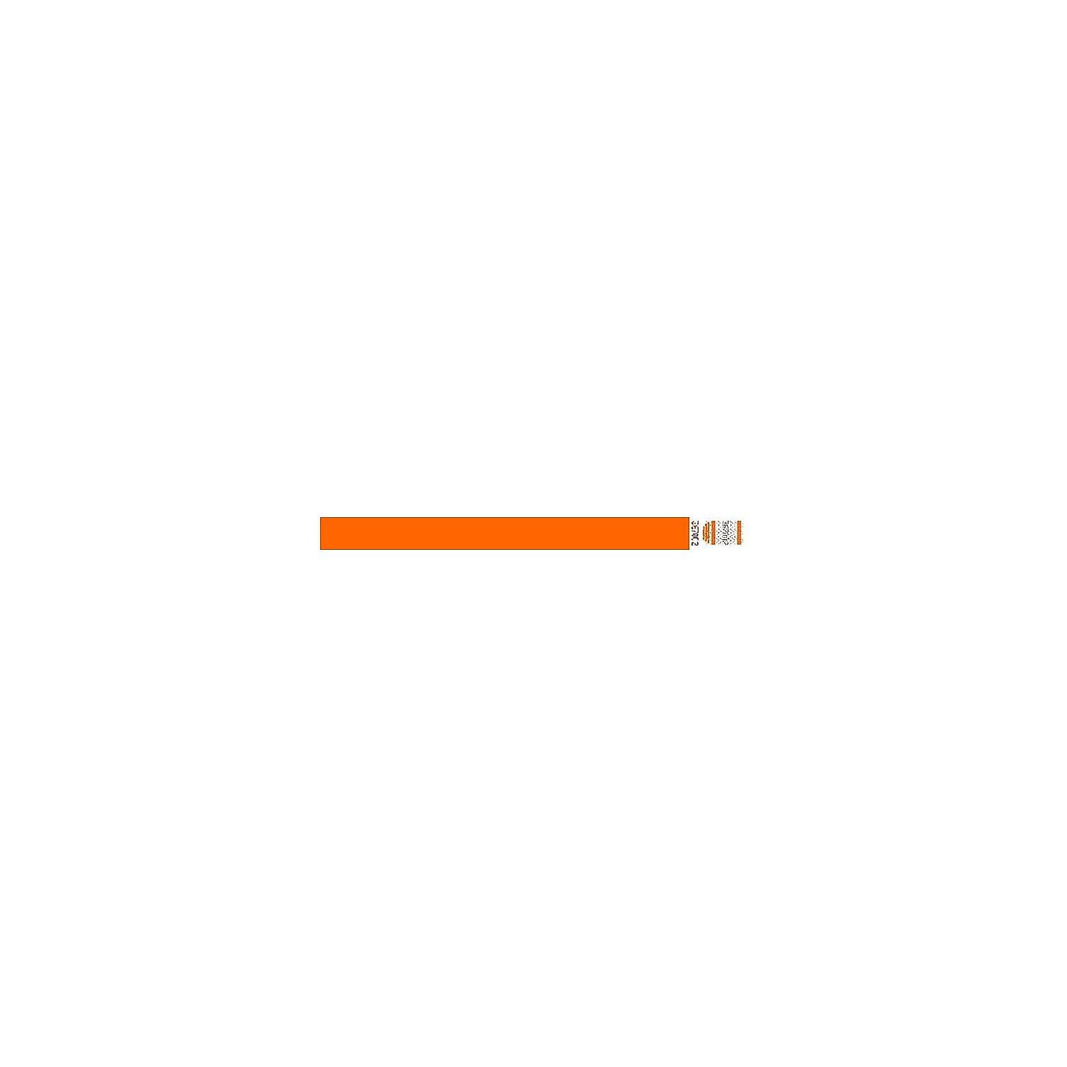 UPC 841436000024 product image for WR101OR 0.75 x 10 in. Orange Wristbands - Case of 500 | upcitemdb.com