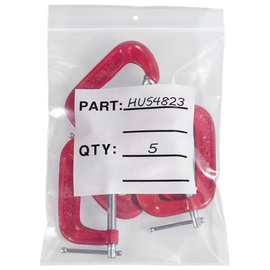 Pb12005 5 X 8 In. 4 Mil Parts Bags With Hang Holes - Pack Of 1000