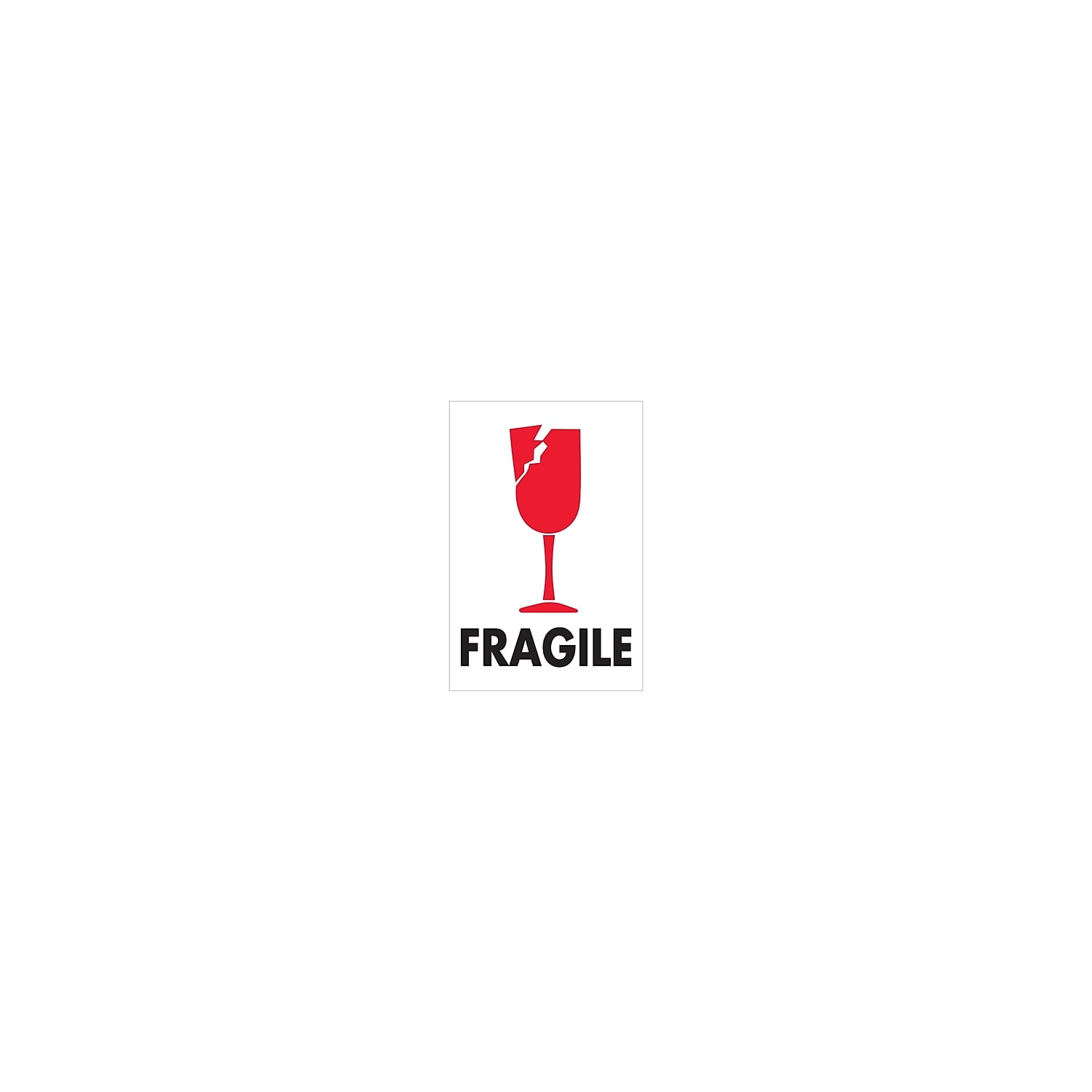 Ipm503 4 X 6 In. Fragile Labels