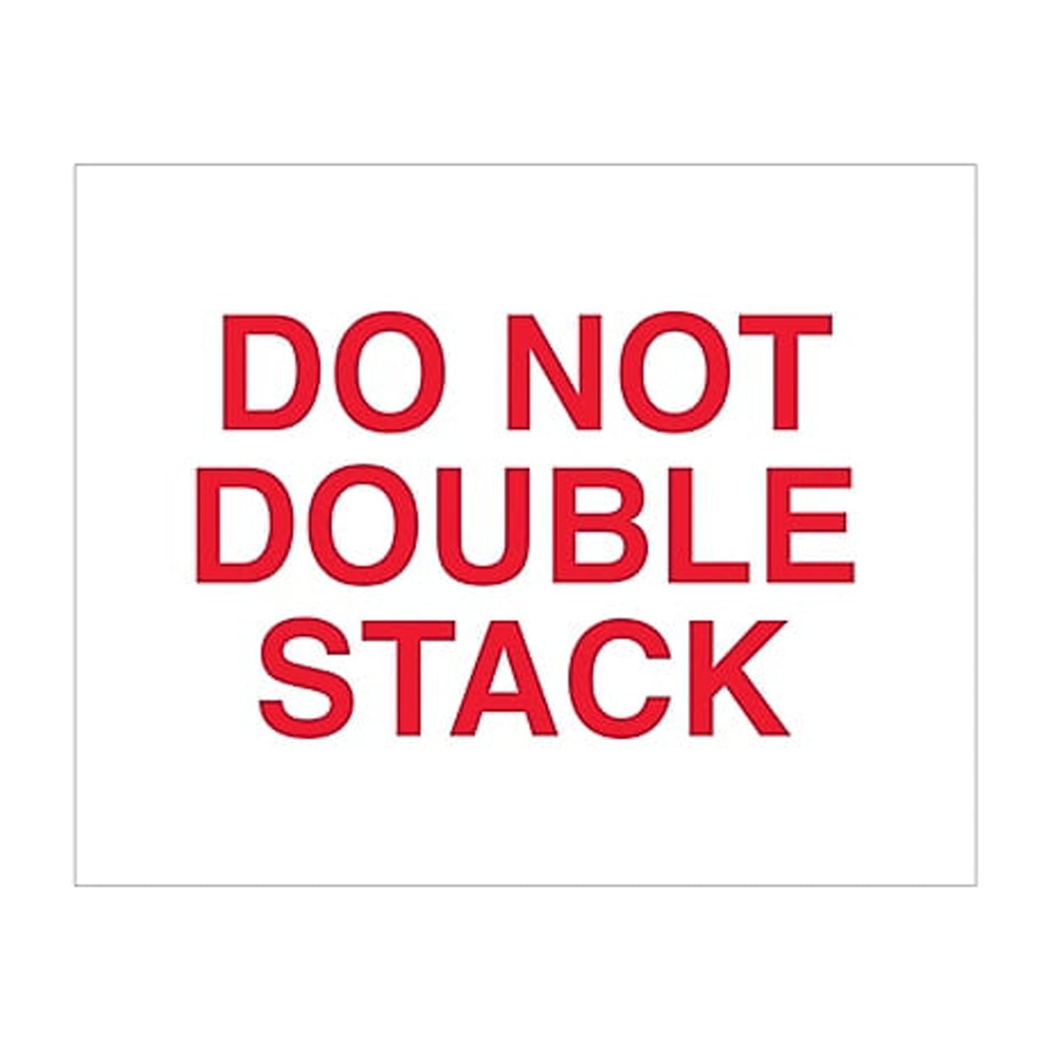 Dl1630 8 X 10 In. Do Not Double Stack Labels