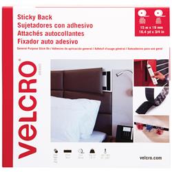 Vel220 0.75 In. X 50 Ft. Black Cloth Hook & Eye Brand Tape Combo Packs