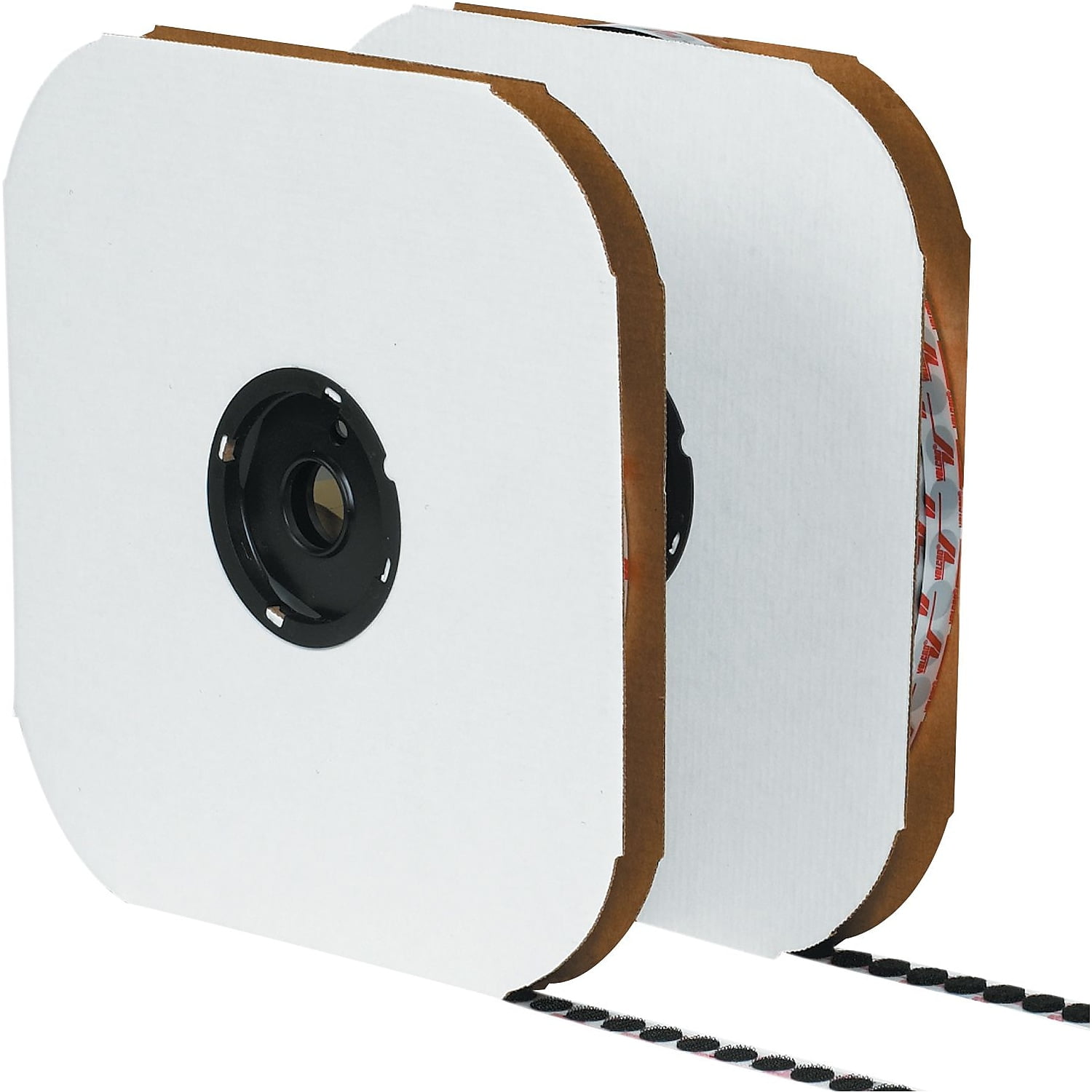 Vel166 0.375 In. Hook Black Cloth Hook & Eye Brand Tape Individual Dots