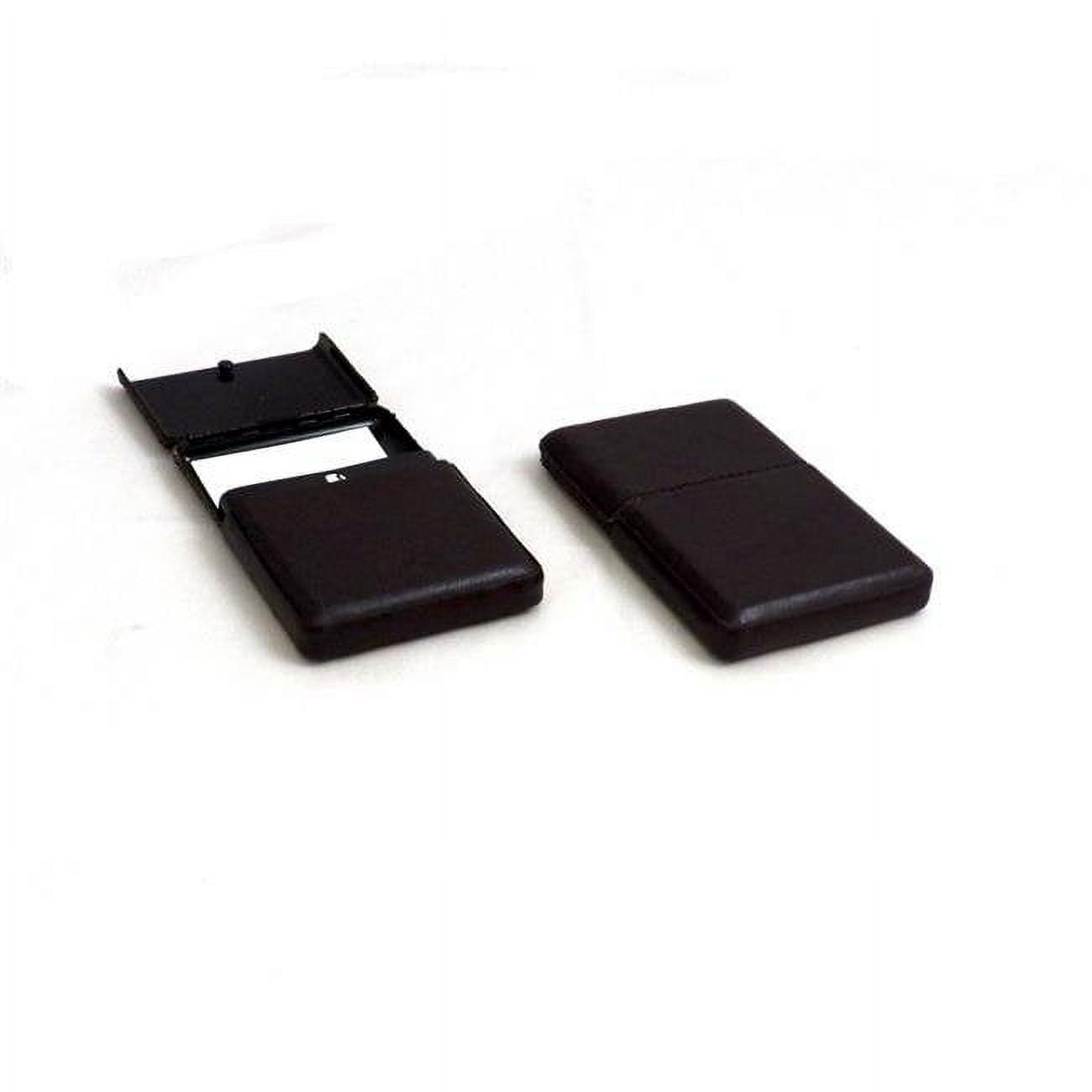 Bey-berk International D251n Brown Leather Business Card Case With Flip Top