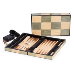 Bey-berk International G546 Backgammon Set With Birch & Olive Wood Inlay