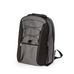 Bey-berk International Pk101 Black & Gray 4 Person Poly Canvas Picnic Backpack