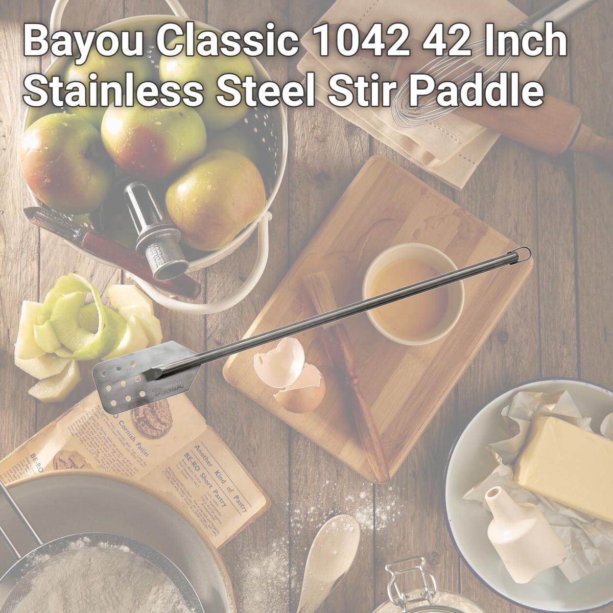Picture of Bayou Classic 1042 42 Inch Stainless Steel Stir Paddle
