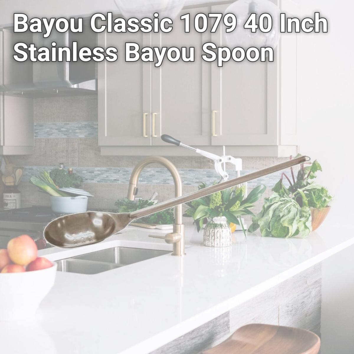 Picture of Bayou Classic 1079 40 Inch Stainless Bayou Spoon