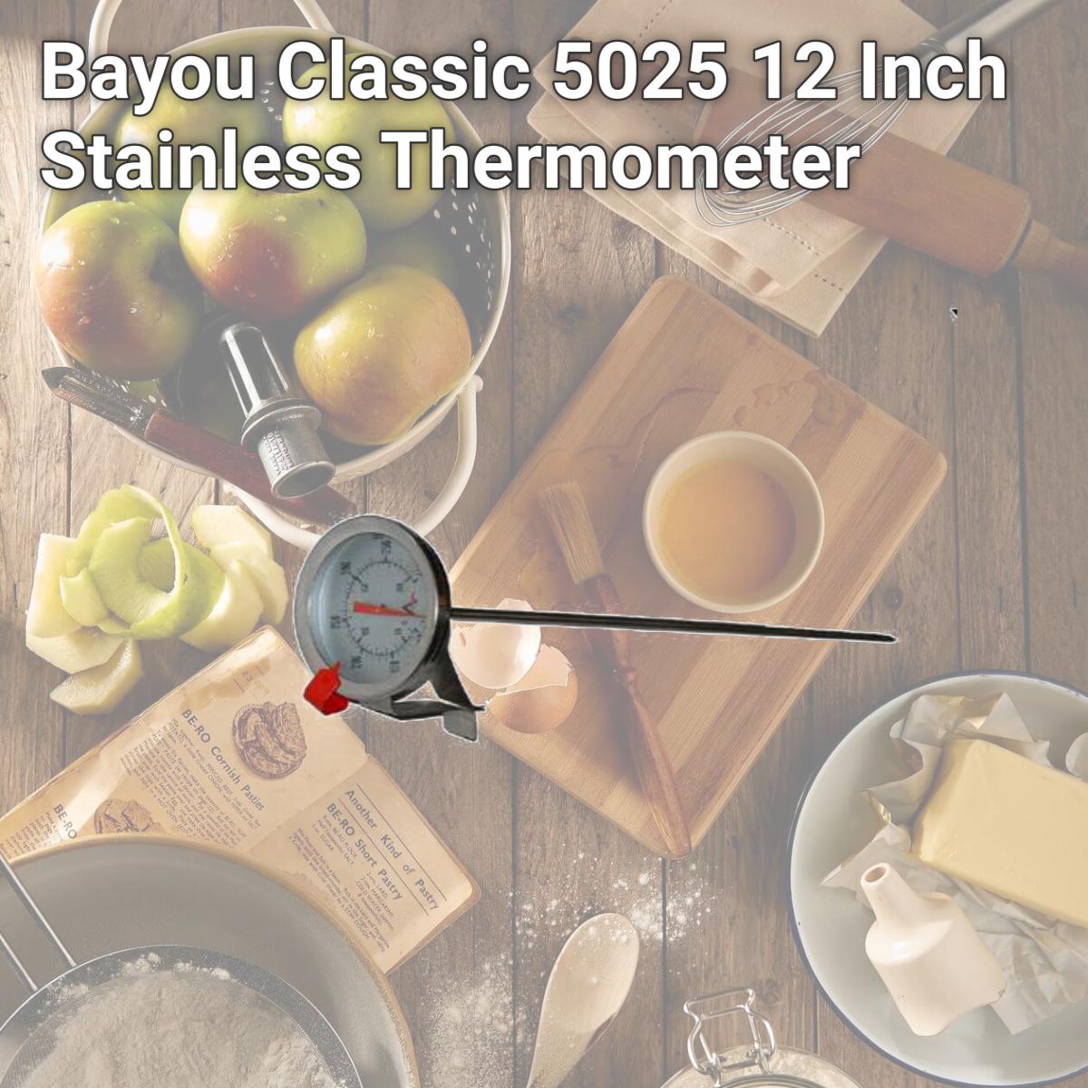 Picture of Bayou Classic 5025 12 Inch Stainless Thermometer