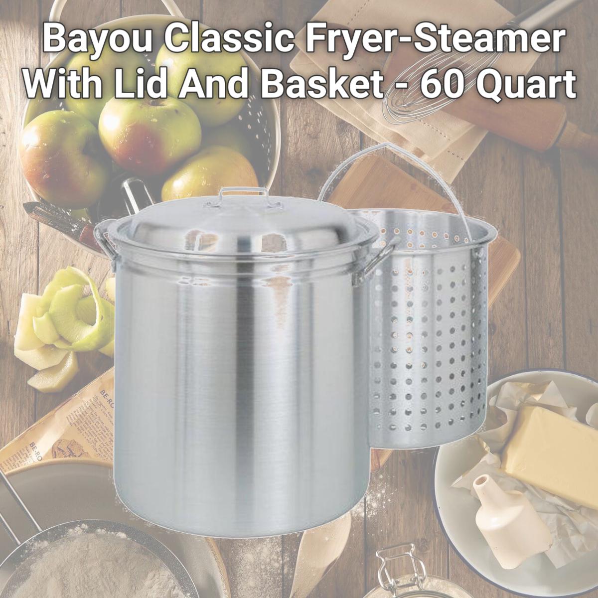 Picture of Barbour 4060 Bayou Classic Fryer-Steamer With Lid And Basket - 60 Quart