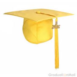 Adult Graduation Cap, Gold