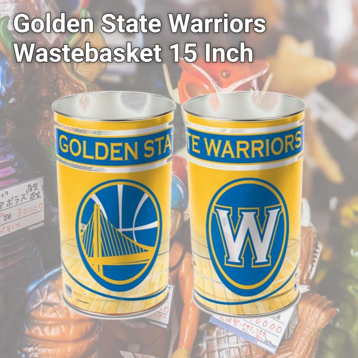 Picture of Golden State Warriors Wastebasket 15 Inch