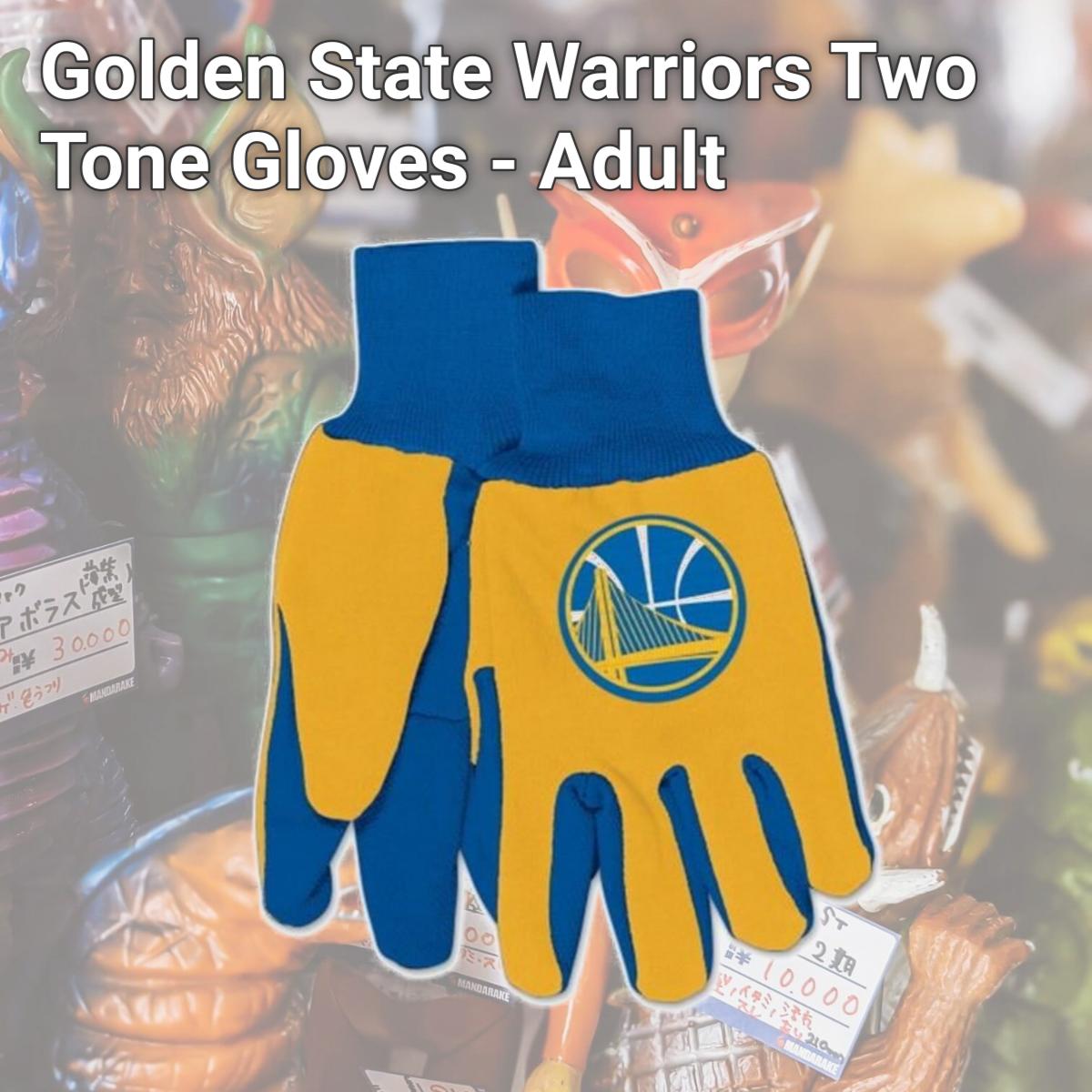 Picture of Golden State Warriors Two Tone Gloves - Adult