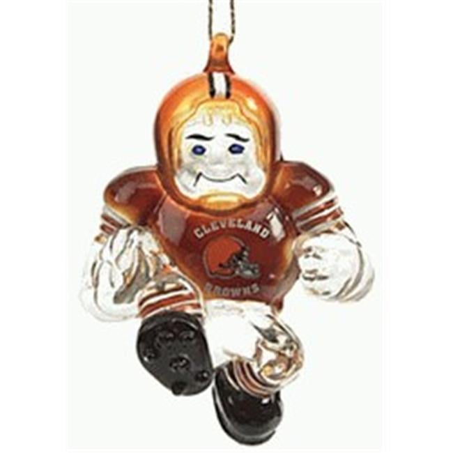 Cleveland Browns Ornament 3 Inch Crystal Halfback