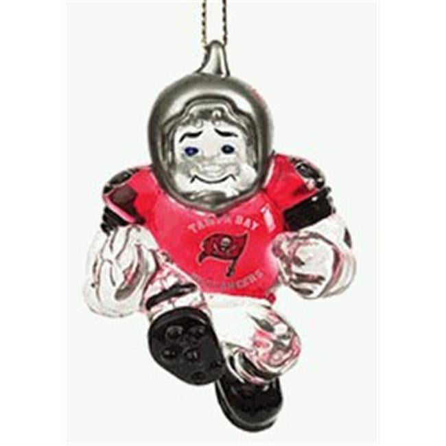 Tampa Bay Buccaneers Ornament 3 Inch Crystal Halfback