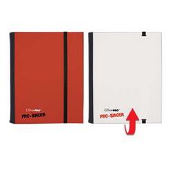 4 Pocket Flip Pro Binder - White/red
