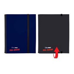 - 4 Pocket Flip Pro Binder - Black/blue
