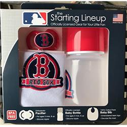 Boston Red Sox Baby Gift Set 3 Piece