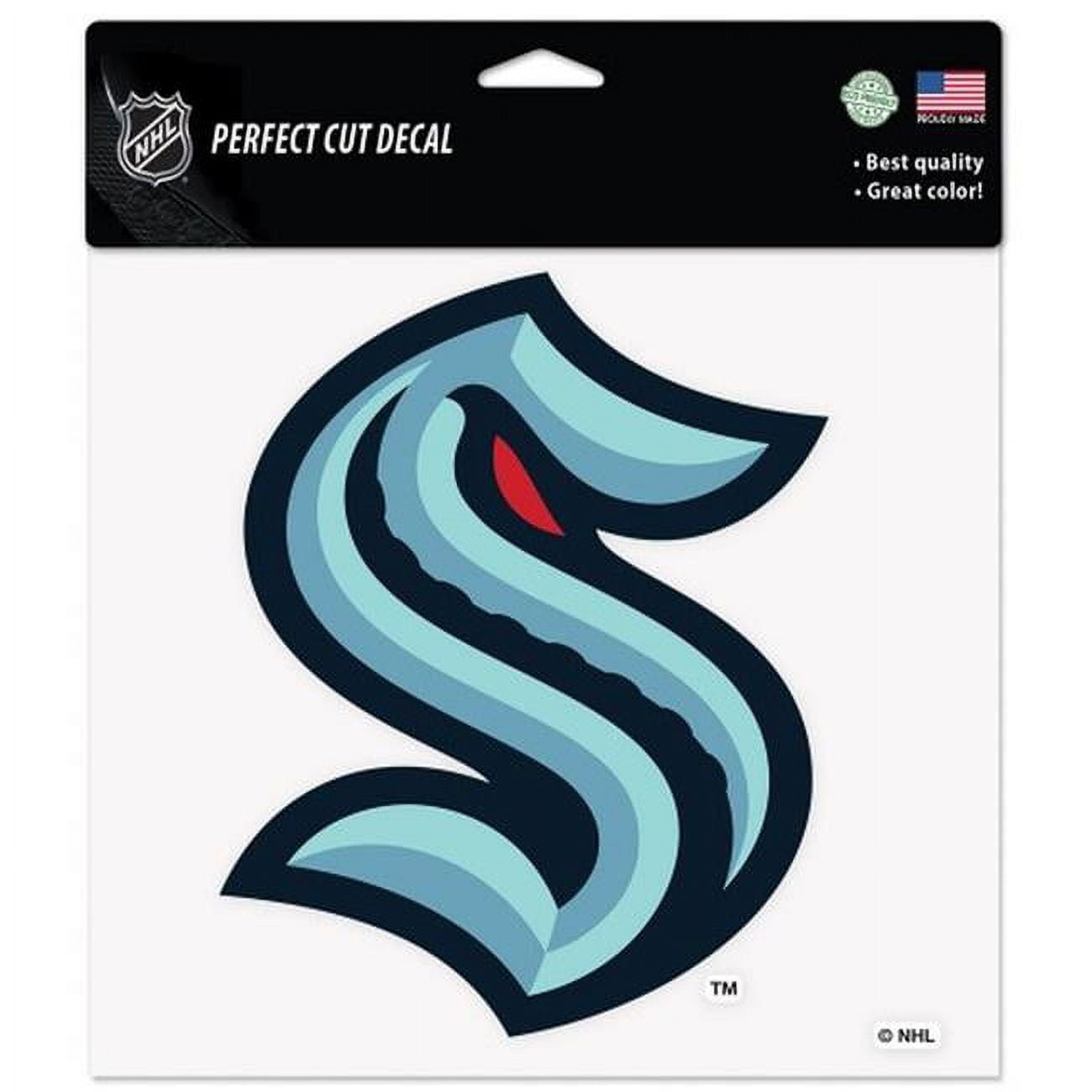 9416620211 8 x 8 in. Perfect Cut Color Seattle Kraken Decal