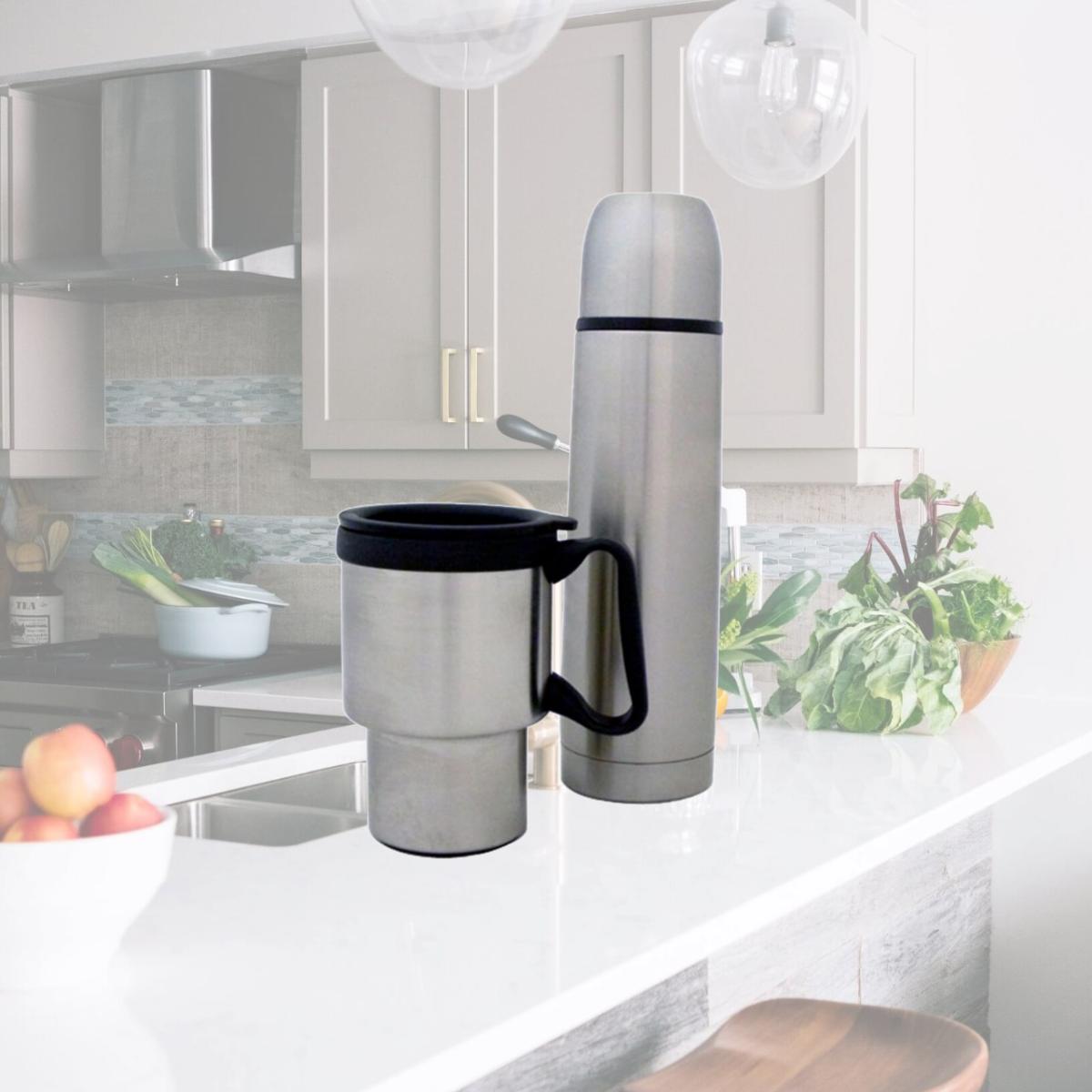 Picture of Barjan 910RPSSBM Stainless Steel Travel Mug and Thermal Bottle